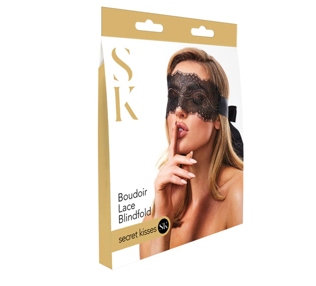 Secret Kisses Boudoir Lace Blindfold