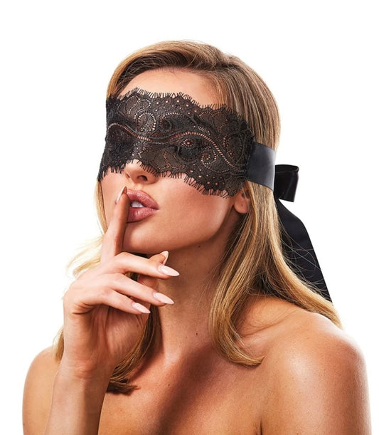Secret Kisses Boudoir Lace Blindfold